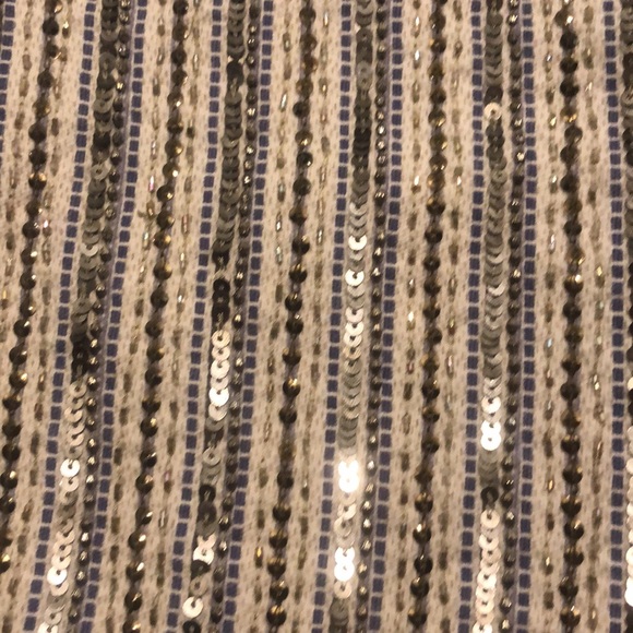 Zara Brand Sequin Beaded Boho Tribal Trafaluc Skirt Size MEDIUM - Picture 3 of 4